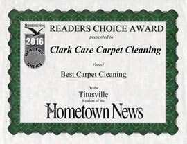 Best Carpet Cleaning Readers Choice Award - 2016 - ClarKare Carpet Cleaning